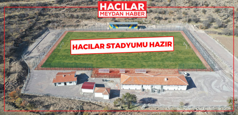 HACILAR STADYUMU TAMAMLANDI